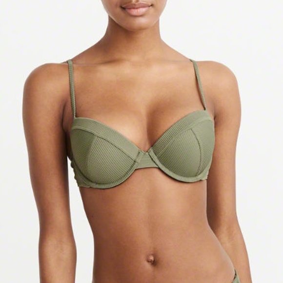 khaki push up bikini
